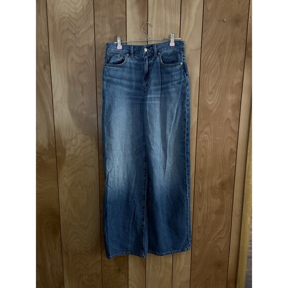 Madewell Denim - Madewell Women's Superwide-Leg Jeans Medium Wash Size 27